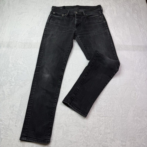 Abercrombie & Fitch Other - Abercrombie & Fitch Jeans Men 31x30 Black Langdon Skinny Jeans Used With Spots